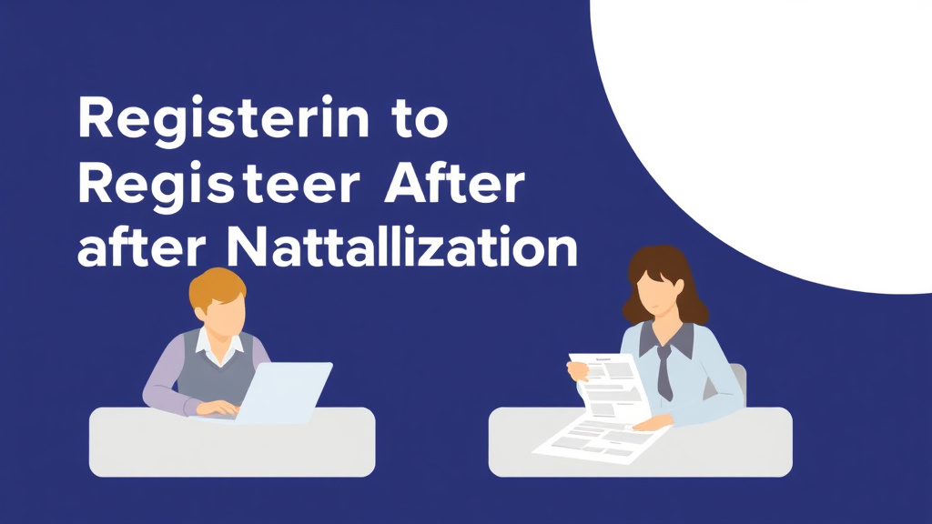 Implementation roadmap for registering to Vote After Naturalization with actionable steps