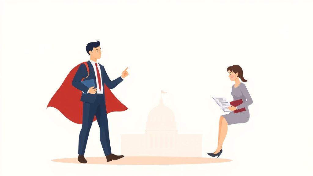 Conceptual diagram showing how selective Service Registration and Naturalization works in practice