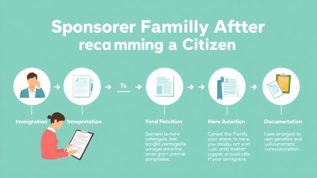 Real-world application diagram for sponsoring Family After Becoming a Citizen
