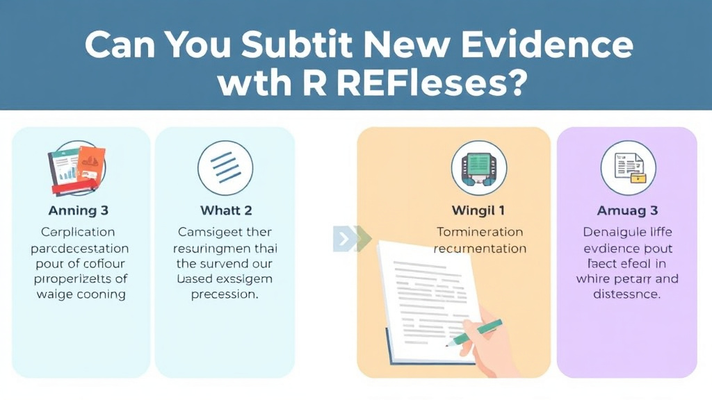Process flow illustration for putting can You Submit New Evidence With RFE Response into action