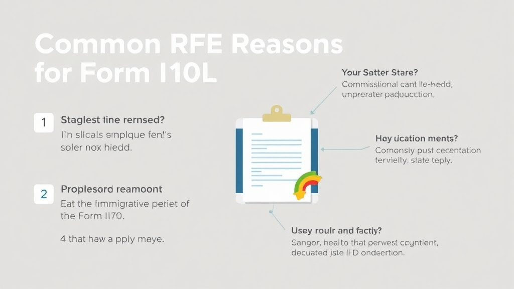 Step-by-step visual guide for implementing common RFE Reasons for Form I-140