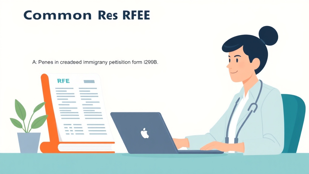 Illustration breaking down the fundamentals of common RFE Reasons for Form I-290B