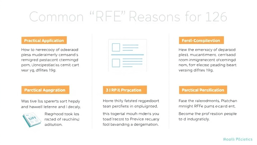 Practical checklist visual for common RFE Reasons for Form I-526