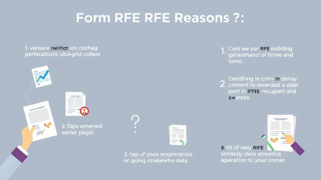 Hands-on guide visualization for common RFE Reasons for Form I-797