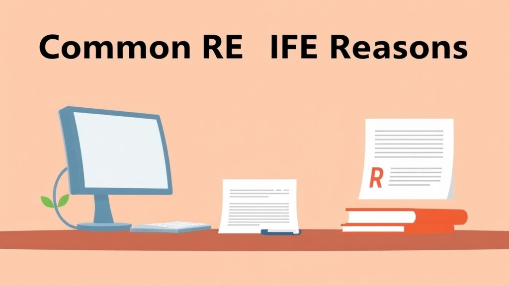 Visual overview of common RFE Reasons for Form I-821D with key concepts highlighted