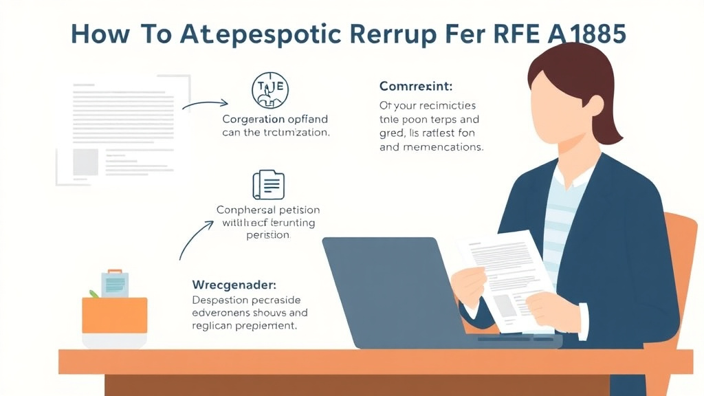 Hands-on guide visualization for respond to an RFE for Form I-485