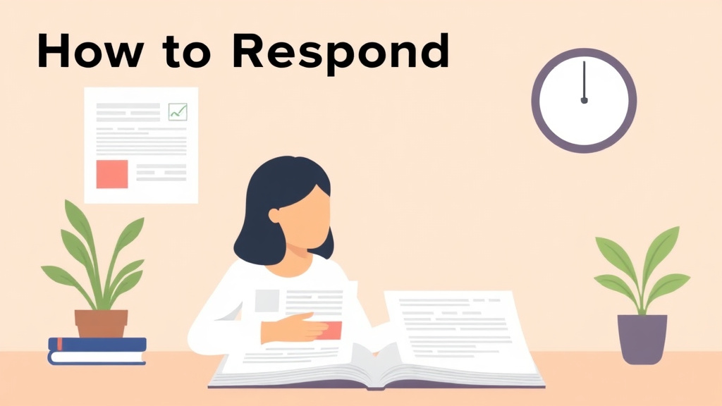 A professional illustration depicting respond to an RFE for Form I-601