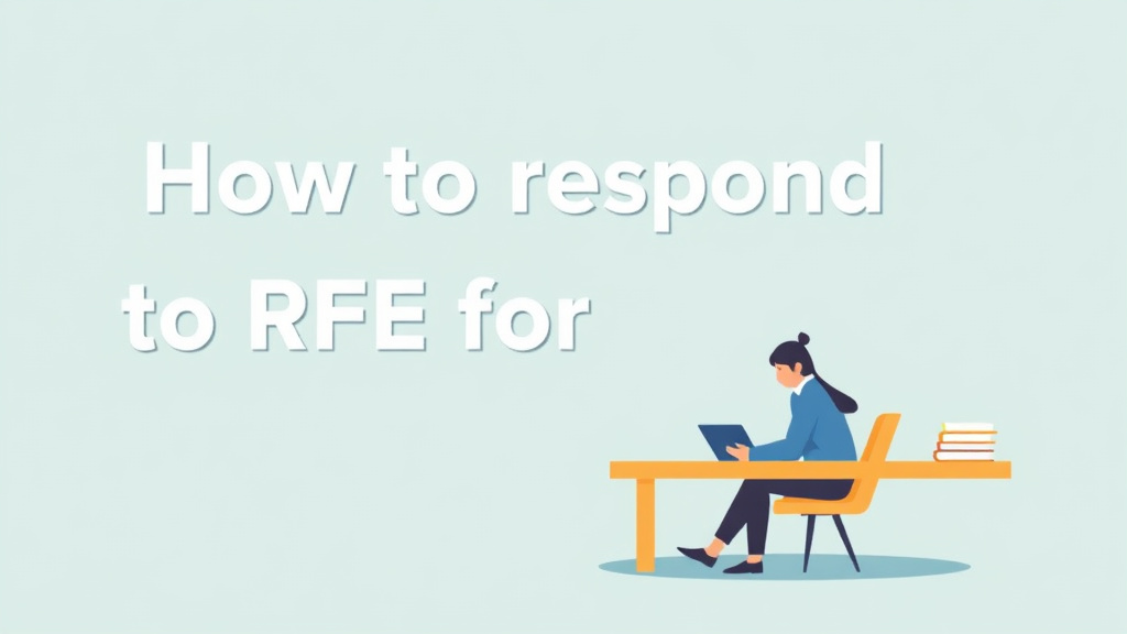 An informative visual explaining respond to an RFE for Form I-693 for beginners and professionals