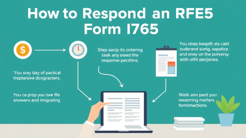 Step-by-step visual guide for implementing respond to an RFE for Form I-765