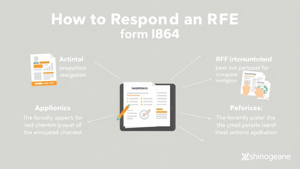 Implementation roadmap for respond to an RFE for Form I-864 with actionable steps