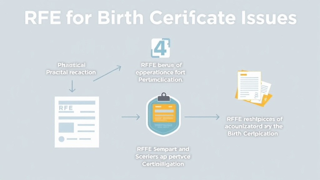 Hands-on guide visualization for RFE for Birth Certificate Issues