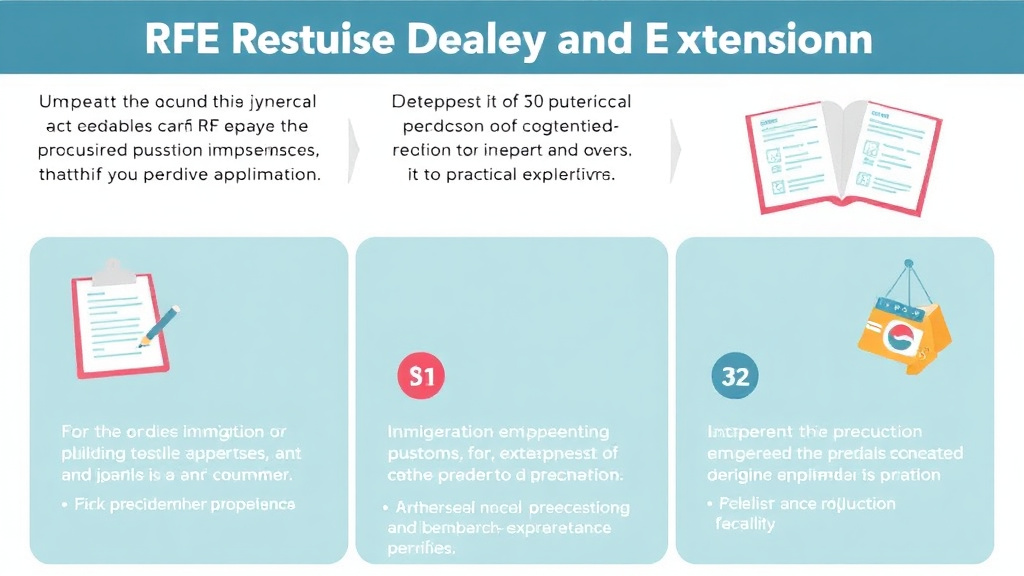 Process flow illustration for putting RFE Response Deadline and Extensions into action