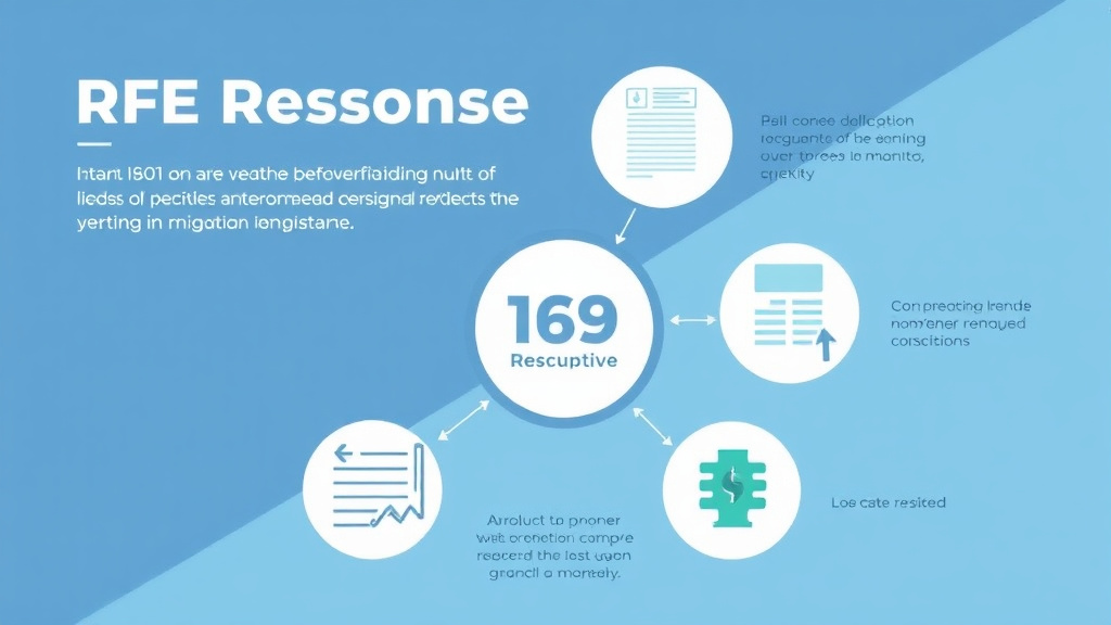 Step-by-step visual guide for implementing RFE Response Template for I-601
