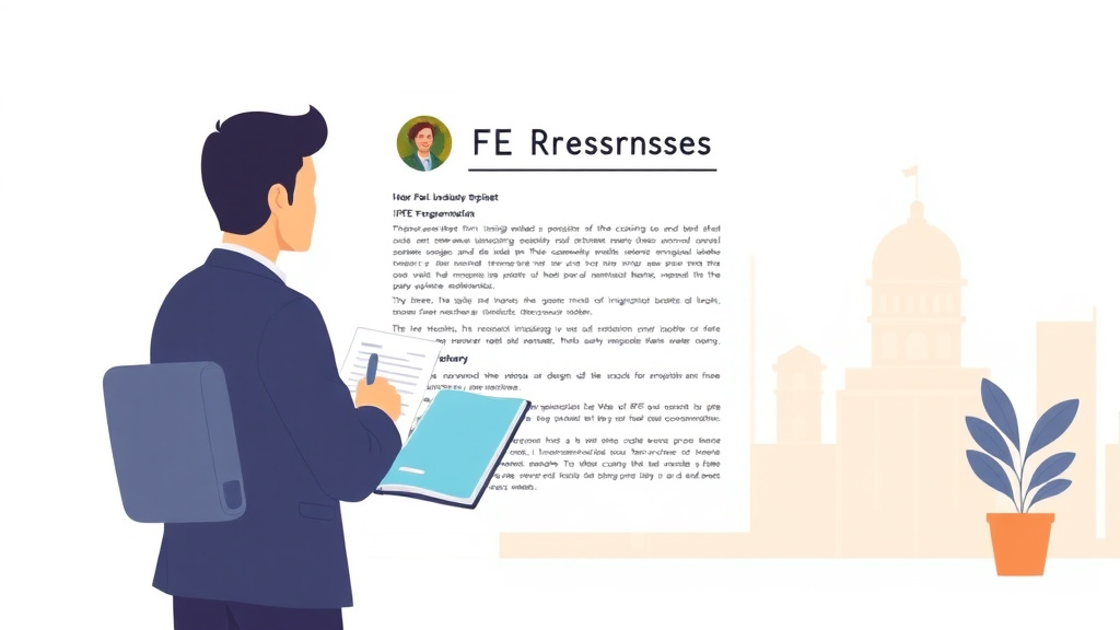 Conceptual diagram showing how RFE Response Template for I-864 works in practice