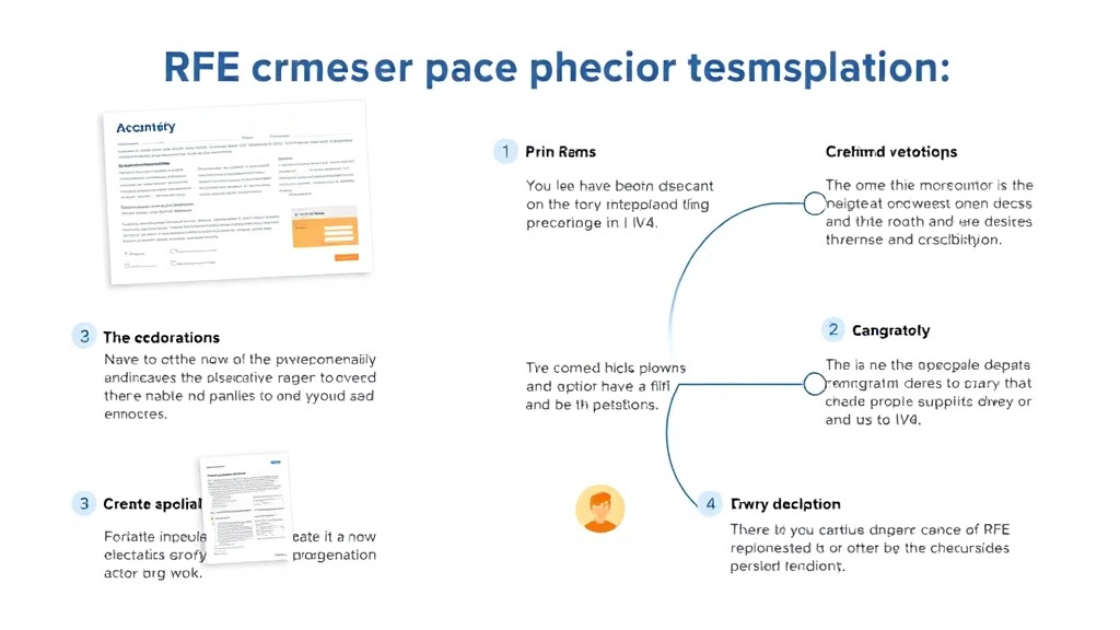 Hands-on guide visualization for RFE Response Template for I-94
