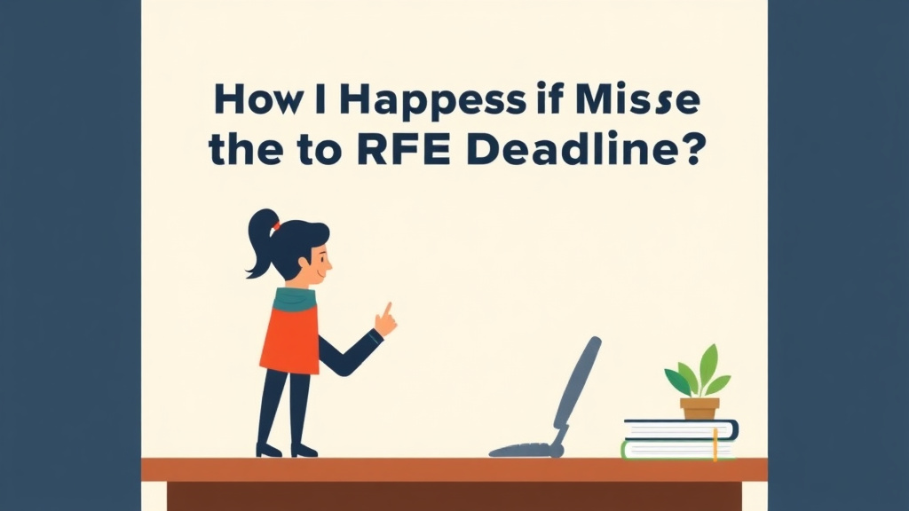 Illustration breaking down the fundamentals of what Happens If You Miss the RFE Deadline