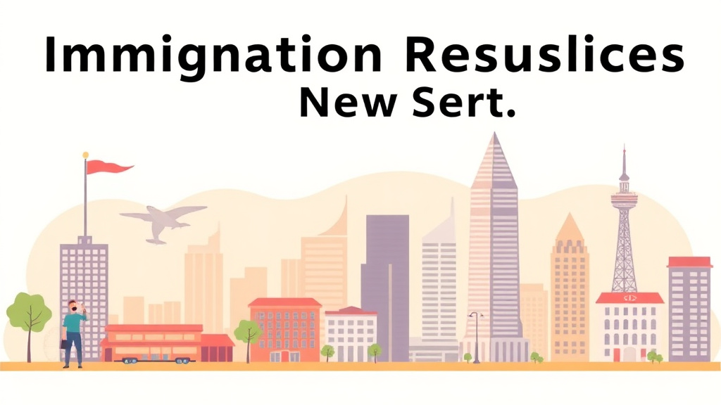 Educational graphic covering the essentials of immigration Resources in New Jersey