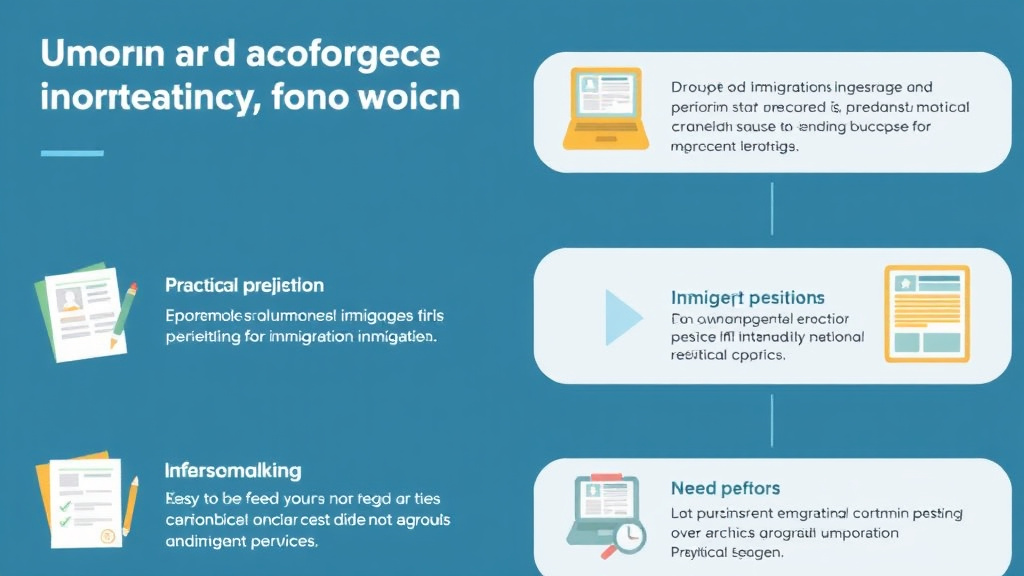 Process flow illustration for putting immigration Resources in Virginia into action