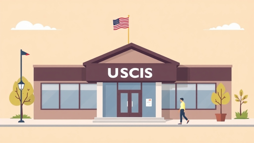 A professional illustration depicting USCIS Field Office in Arkansas Location and Tips