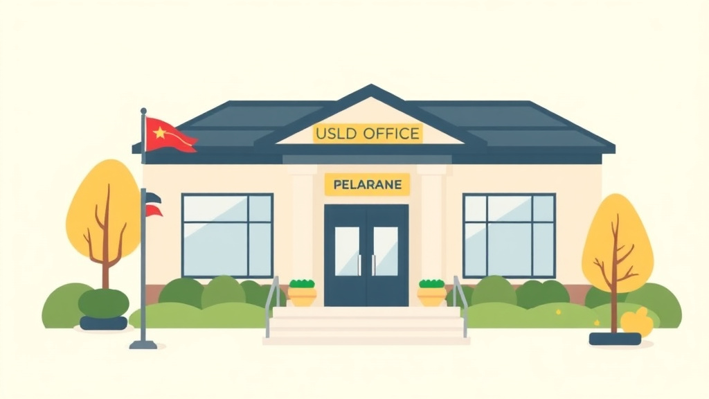 Educational graphic covering the essentials of USCIS Field Office in Delaware Location and Tips