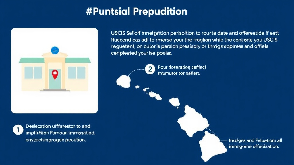 Practical workflow diagram for USCIS Field Office in Hawaii Location and Tips
