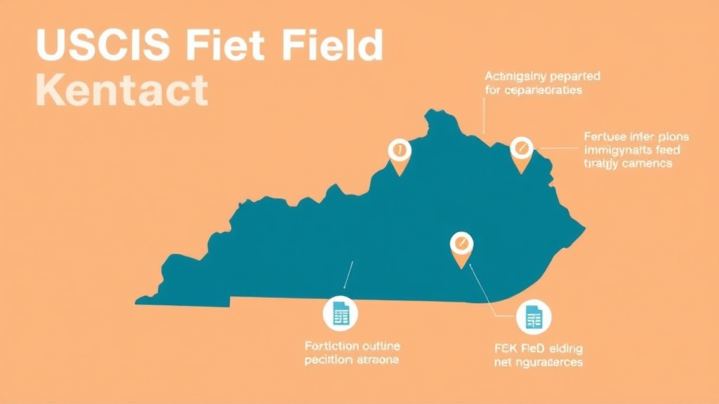 Practical checklist visual for USCIS Field Office in Kentucky Location and Tips