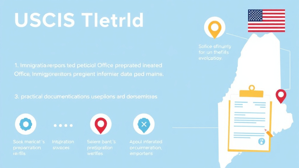 Practical workflow diagram for USCIS Field Office in Maine Location and Tips