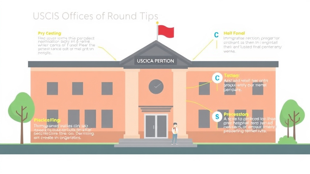 Practical checklist visual for USCIS Field Office in Maryland Location and Tips