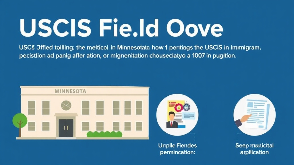 Real-world application diagram for USCIS Field Office in Minnesota Location and Tips