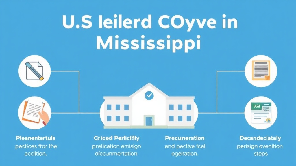 Action-oriented illustration showing how to apply USCIS Field Office in Mississippi Location and Tips