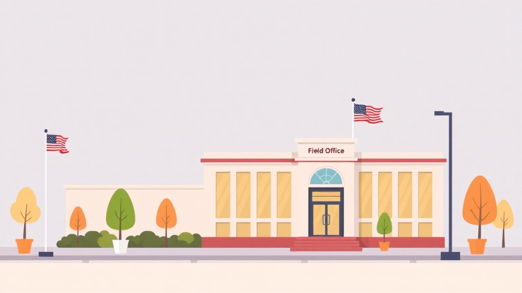 Illustration breaking down the fundamentals of USCIS Field Office in New Jersey Location and Tips
