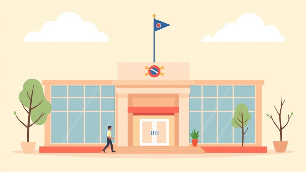 A professional illustration depicting USCIS Field Office in Ohio Location and Tips