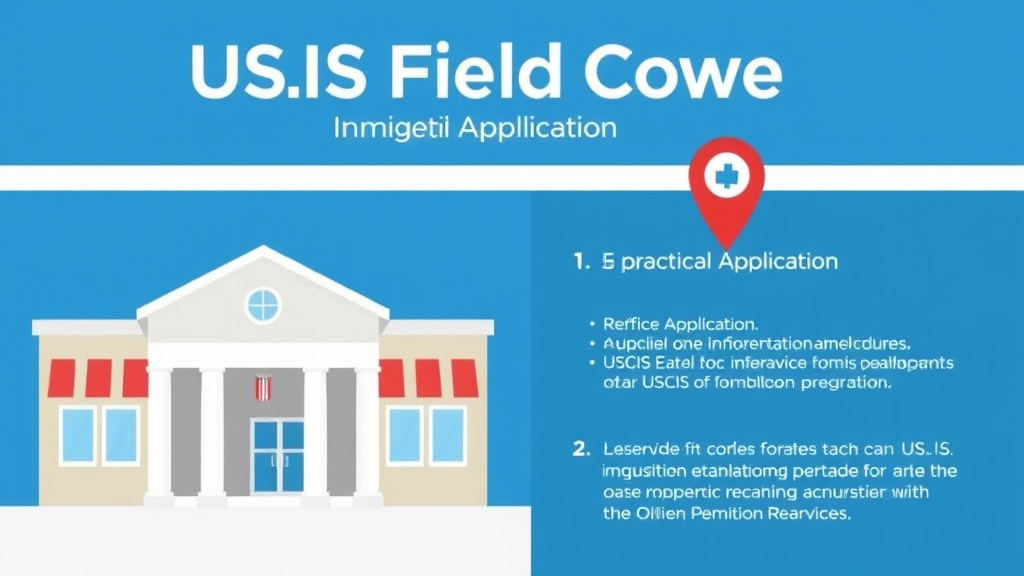 Real-world application diagram for USCIS Field Office in Virginia Location and Tips