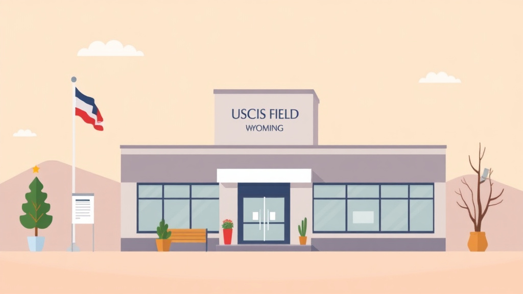 Visual overview of USCIS Field Office in Wyoming Location and Tips with key concepts highlighted