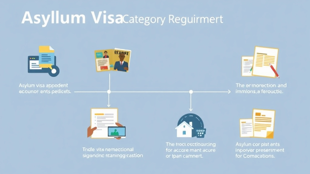 Practical workflow diagram for asylum Visa Category Requirements