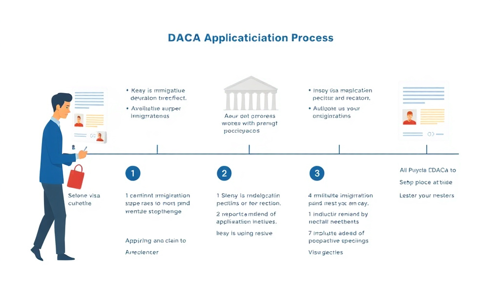 Conceptual diagram showing how DACA Visa Application Process Step by Step works in practice