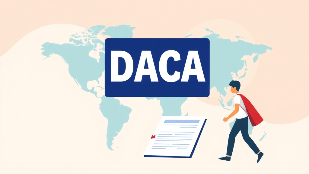 A professional illustration depicting DACA Visa Category Requirements