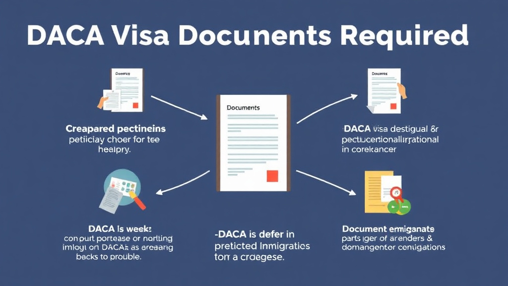Step-by-step visual guide for implementing DACA Visa Documents Required