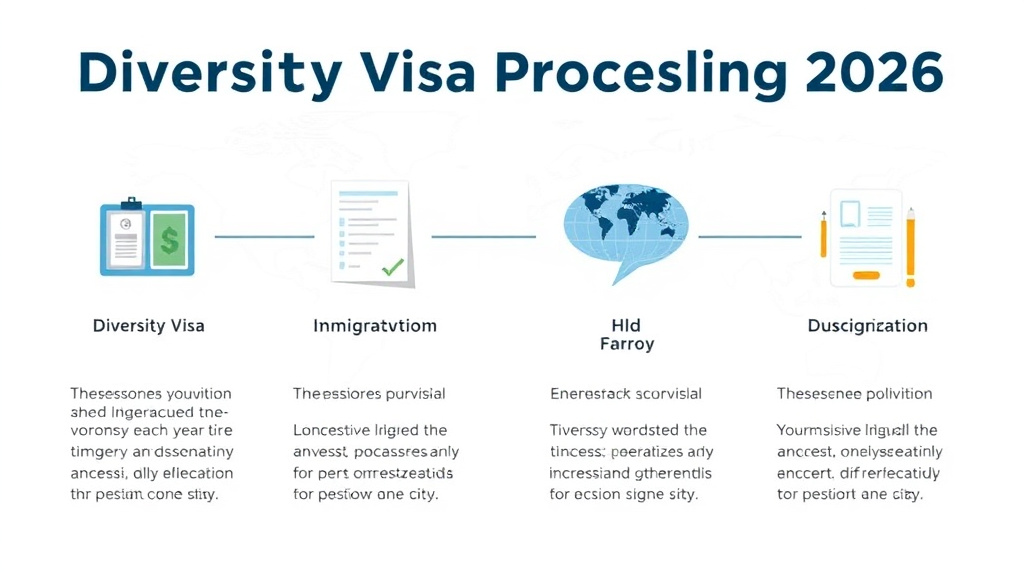 Practical checklist visual for diversity Visa Visa Processing Times 2026