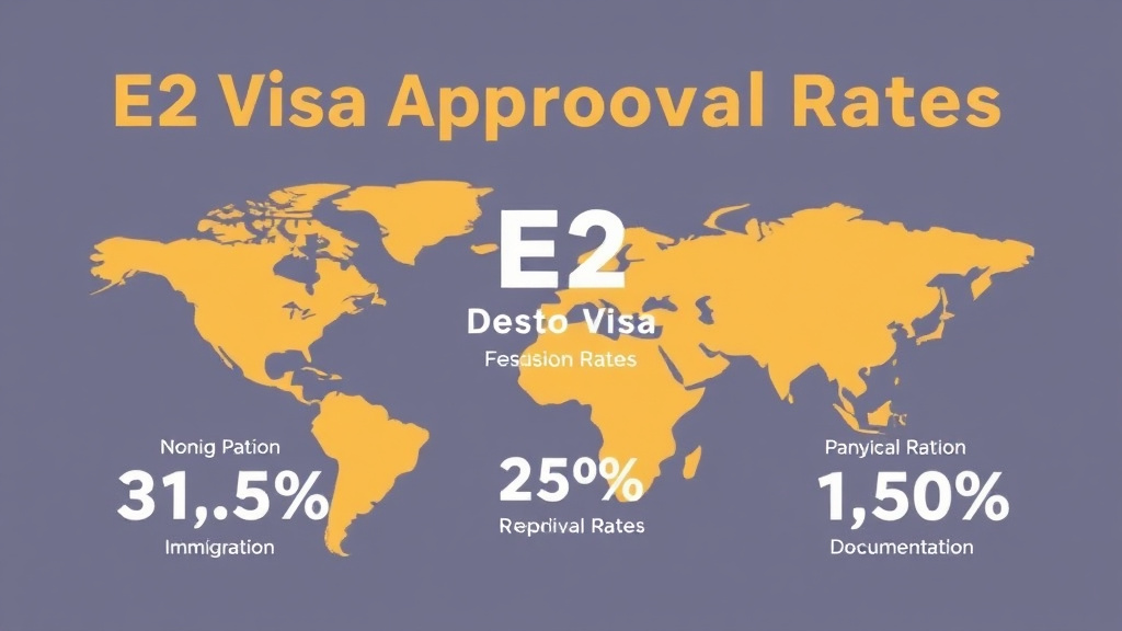 Detailed visual representation of e-2 Visa Approval Rates and Statistics