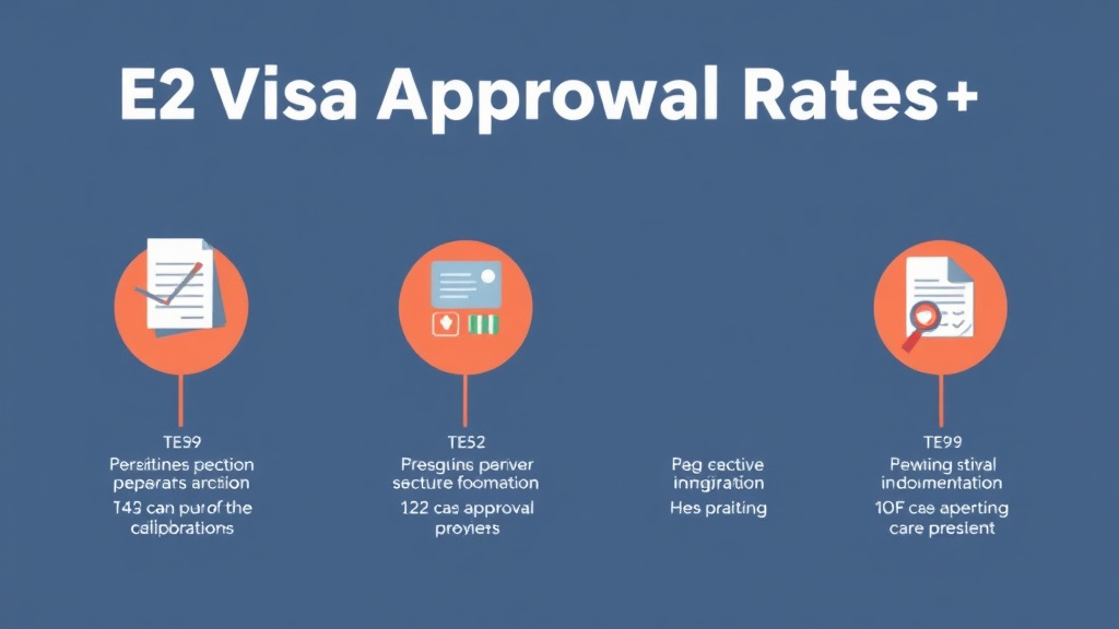 Practical checklist visual for e-2 Visa Approval Rates and Statistics