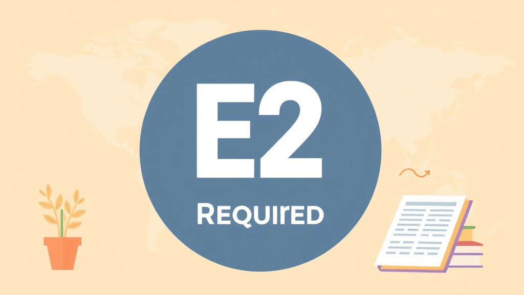 An informative visual explaining e-2 Visa Documents Required for beginners and professionals
