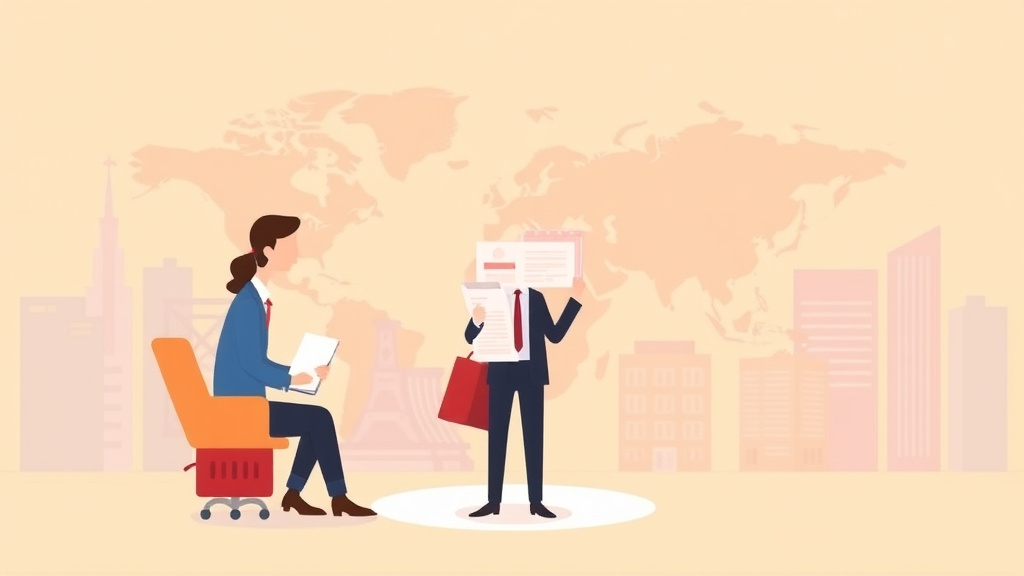 Illustration breaking down the fundamentals of EB-1 Visa Category Requirements