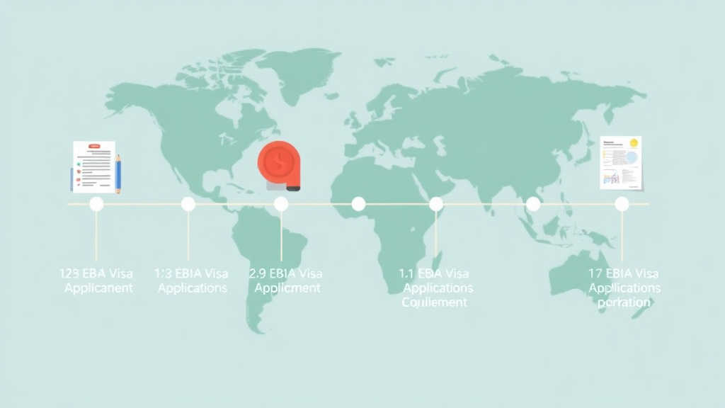 Conceptual diagram showing how EB-1A Visa Application Process Step by Step works in practice