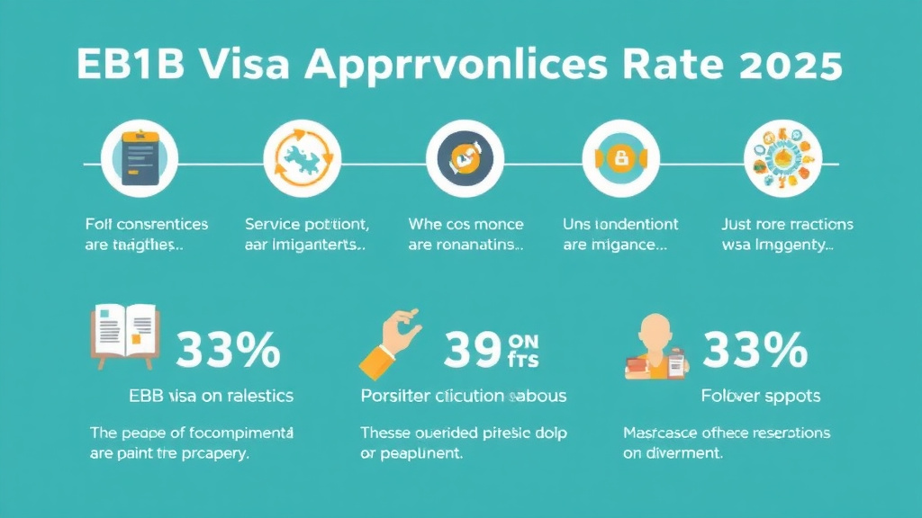 Process flow illustration for putting EB-1B Visa Approval Rates and Statistics into action