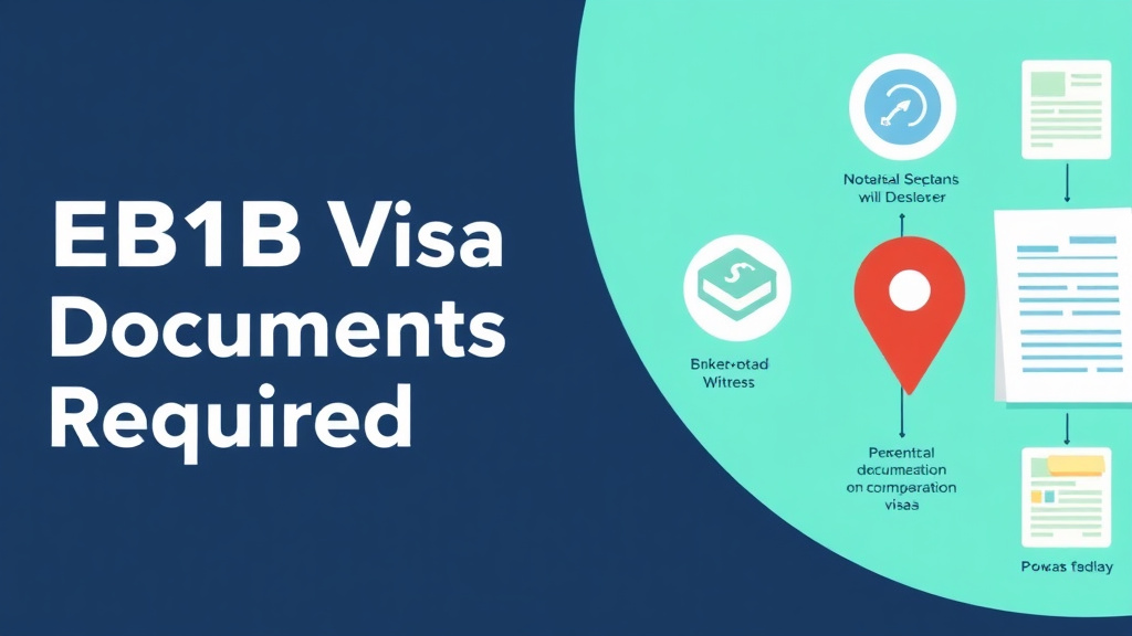 Process flow illustration for putting EB-1B Visa Documents Required into action