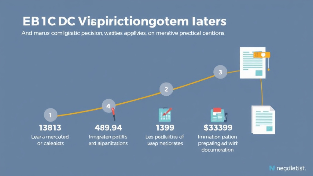 Process flow illustration for putting EB-1C Visa Approval Rates and Statistics into action