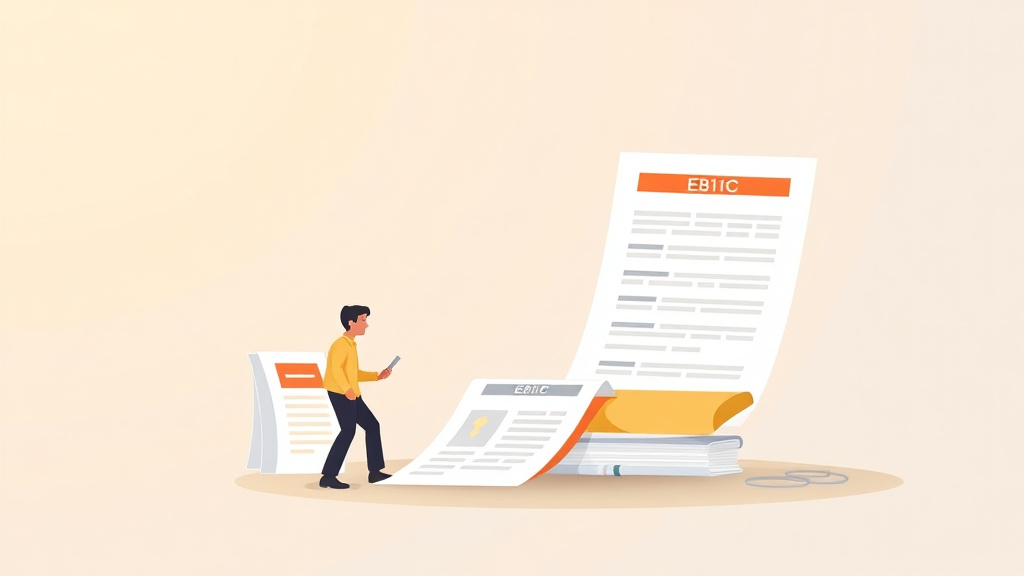 An informative visual explaining EB-1C Visa Documents Required for beginners and professionals