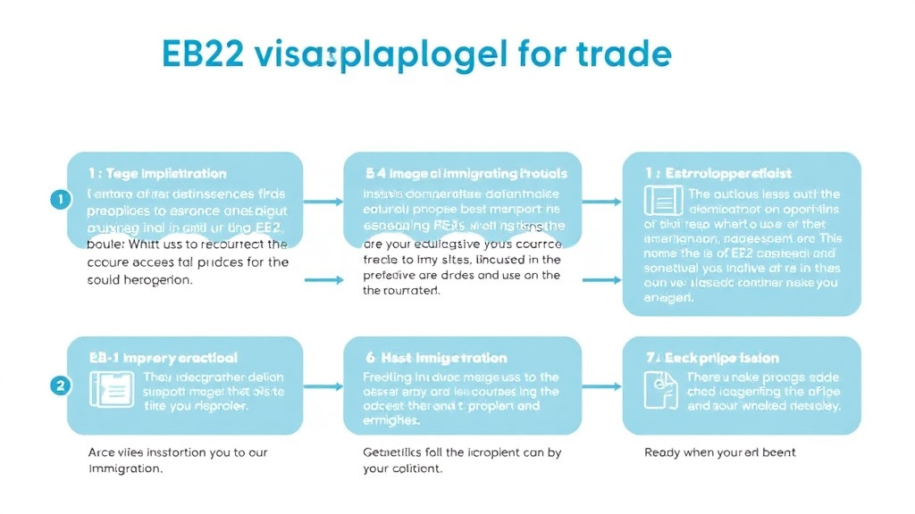 Hands-on guide visualization for EB-2 Visa Application Process Step by Step