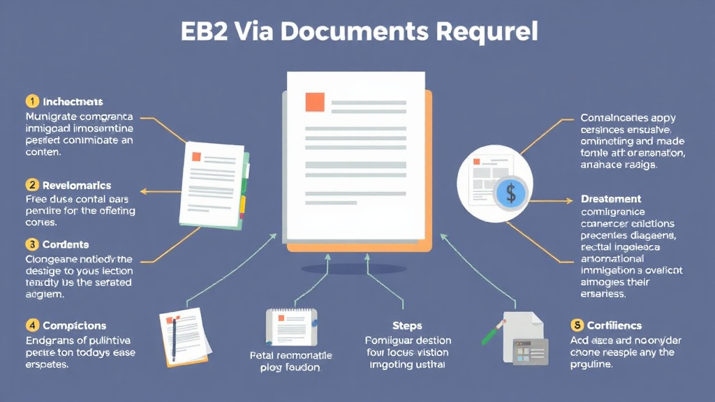 Practical checklist visual for EB-2 Visa Documents Required